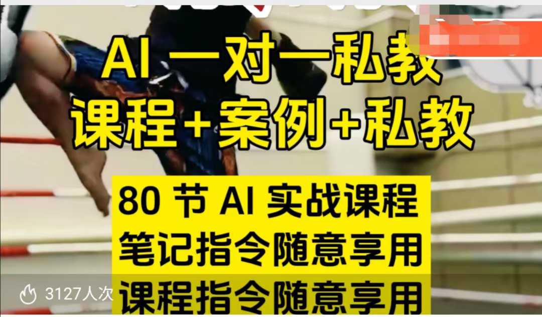 AI指令实战课，课程+案例，80节AI实战课程，笔记指令随意享用，课程指令随意享用（更新7月）-副业资源网