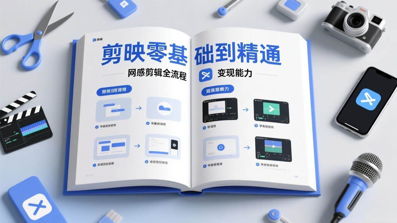 （17473期）剪映零基础也能快速上手，从入门到精通掌握网感剪辑全流程，掌握能直接变现的剪辑能力-副业资源网