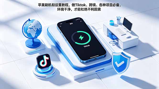 苹果刷机和设置教程,做Tiktok、跨境、各种项目必备,环境干净,才能杜绝不利因素-副业资源网