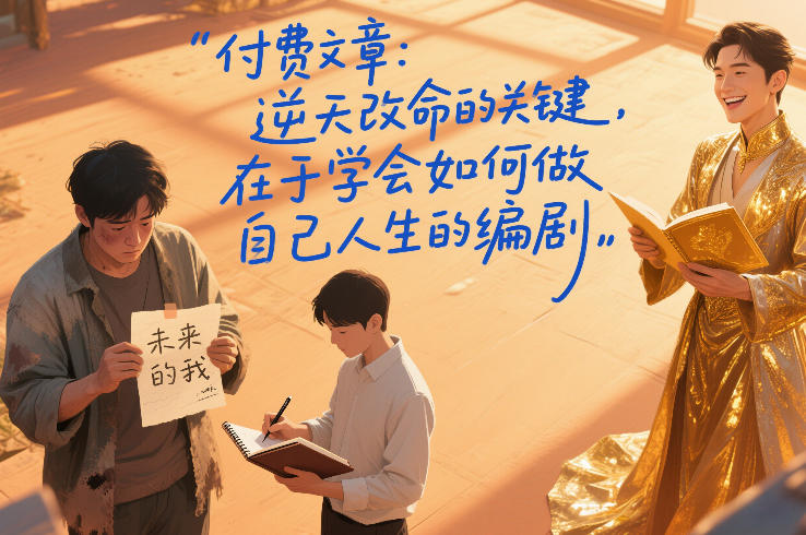 付费文章：逆天改命的关键，在于学会如何做自己人生的编剧-副业资源网