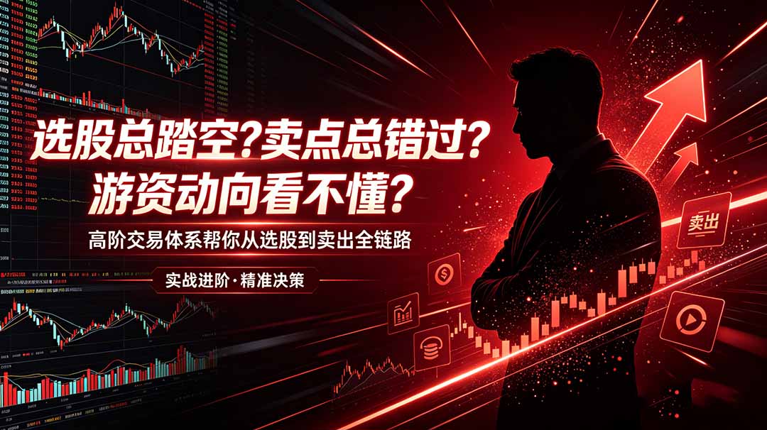 选股总踏空？卖点总错过？游资动向看不懂？高阶交易体系帮你从选股到卖出全链路(更新6月-副业资源网