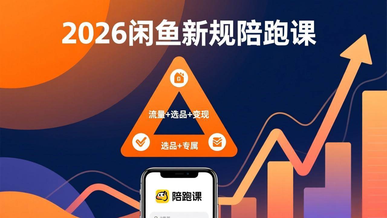 （17483期）2026闲鱼高阶陪跑课全新上线，带你吃透新规玩转选品流量，从零搭建稳定变现盈利体系-副业资源网