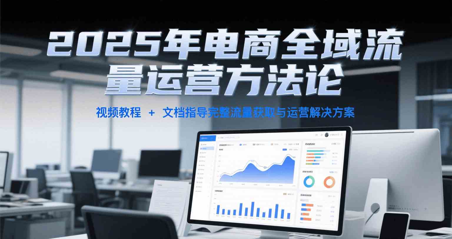 2025年电商全域流量运营方法论，视频教程+文档指导完整流量获取与运营解决方案-副业资源网