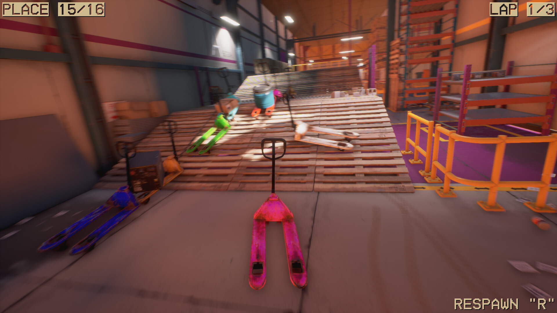 托盘搬运竞速/Pallet Jack Racing-副业资源网