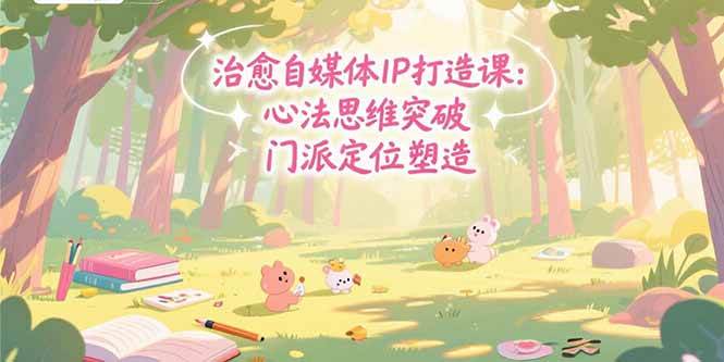 （15464期）治愈自媒体IP打造课：心法思维突破，门派定位塑造，商业闭环搭建-副业资源网