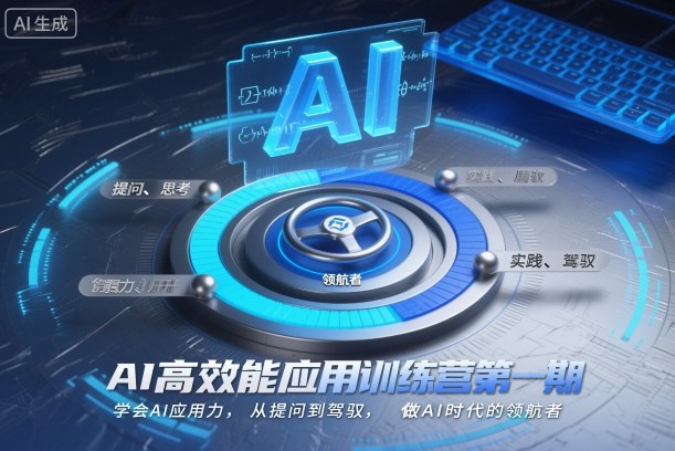 AI高效能应用训练营第一期，学会AI应用力，从提问到驾驭，做AI时代的领航者-副业资源网