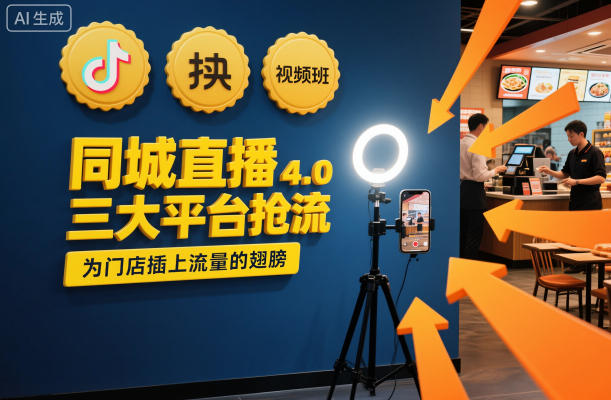 同城直播实操班4.0，三大平台抢流，为门店插上流量的翅膀-副业资源网