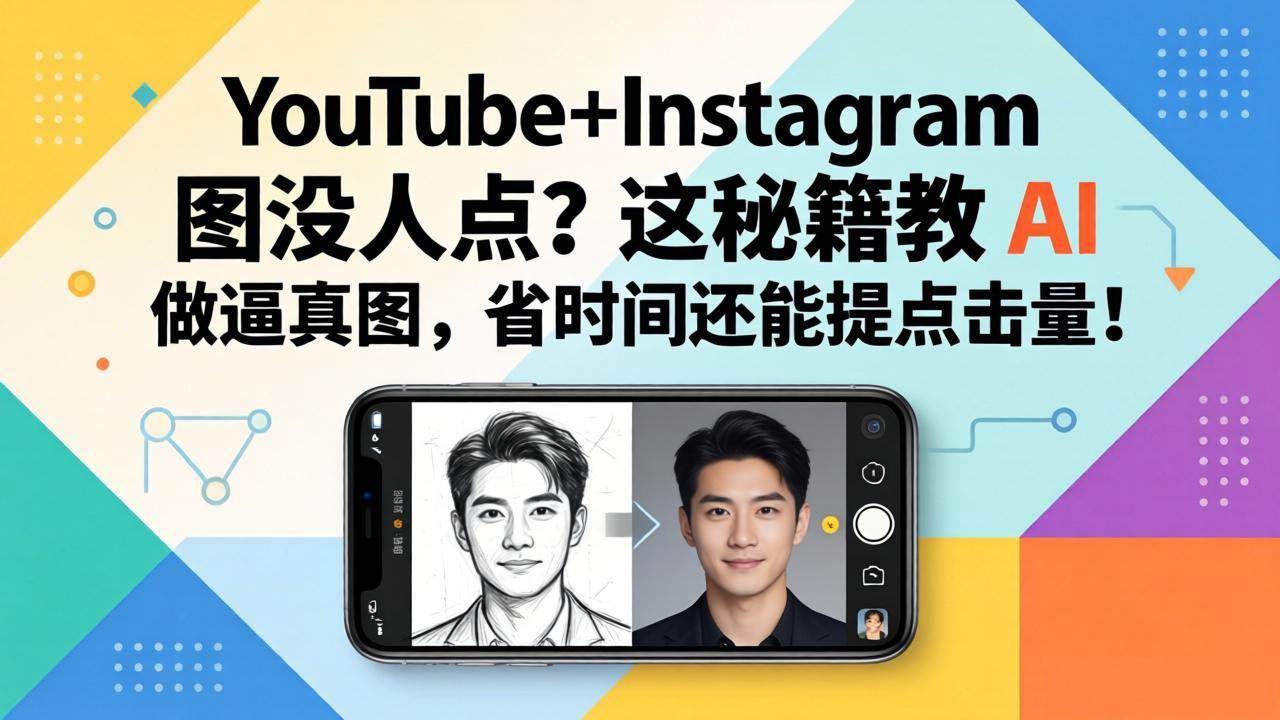 （17911期）YouTube+Instagram 图没人点？这秘籍教 AI 做逼真图，省时间还能提点击量-副业资源网
