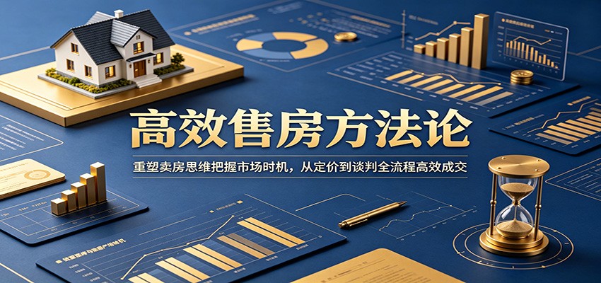 高效售房方法论：重塑卖房思维把握市场时机，从定价到谈判全流程高效成交-副业资源网