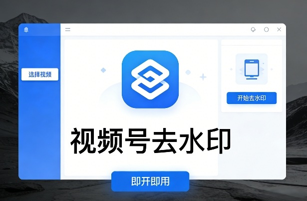视频号去水印软件，电脑软件，即开即用-副业资源网