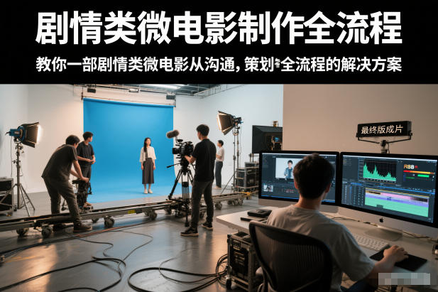 剧情类微电影制作全流程，教你一部剧情类微电影从沟通，策划到拍摄制作全流程的解决方案-副业资源网