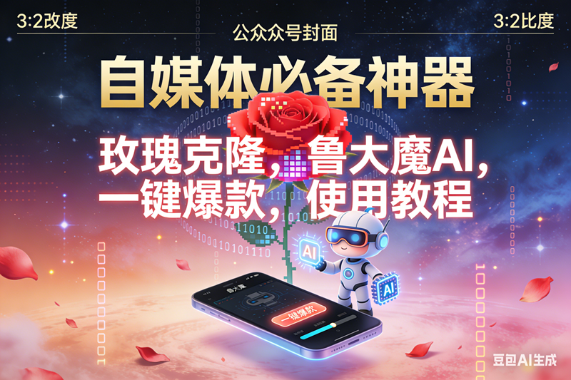 （16912期）玫瑰克隆神器，鲁大魔，ai，自媒体必备软件，一键爆款工具，详细教程-副业资源网