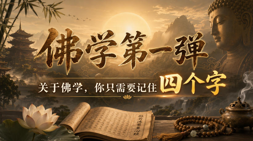 付费文章：佛学第一弹，关于佛学，你只需要记住四个字-副业资源网