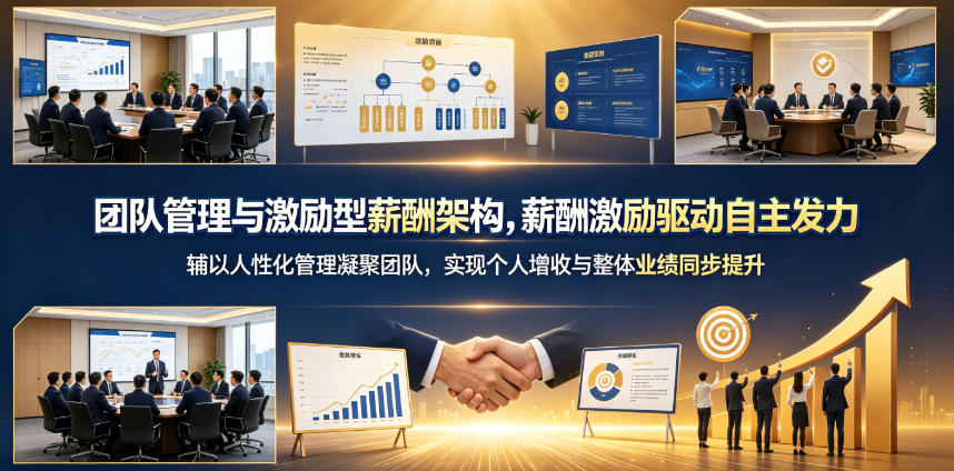 团队管理与激励型薪酬架构，薪酬激励驱动自主发力，辅以人性化管理凝聚团队，实现个人增收与整体业绩同步提升-副业资源网