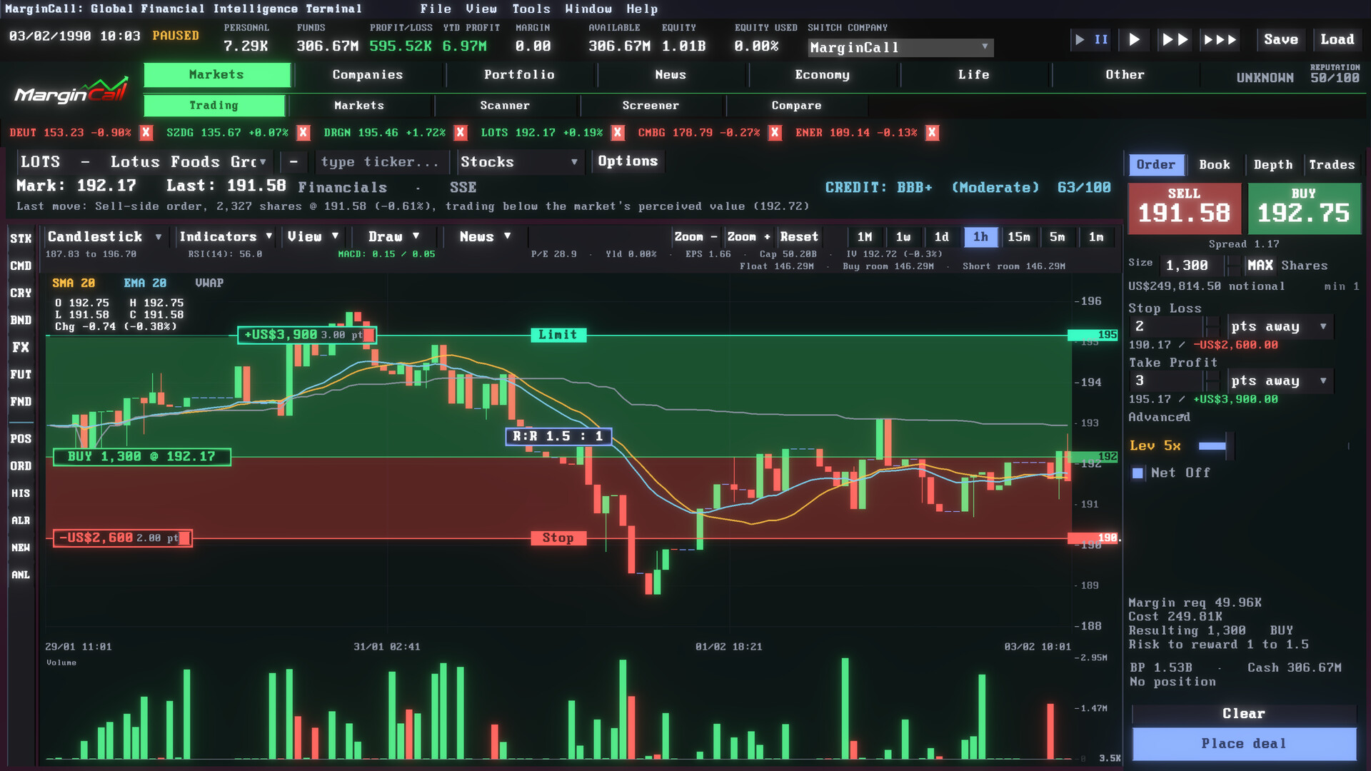 全球金融情报终端/追缴保证金/MarginCall 新游发布