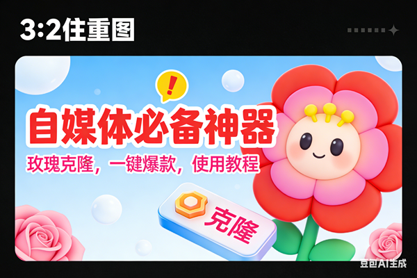 （16929期）玫瑰克隆神器，ai鲁大魔，自媒体必备的软件，一键爆款工具，详细教程-副业资源网