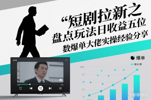 短剧拉新之盘点玩法日收益五位数爆单大佬实操经验分享-副业资源网