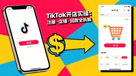 TikTok从开店到投流的进阶课，从基础实操到高阶技巧一网打尽-副业资源网