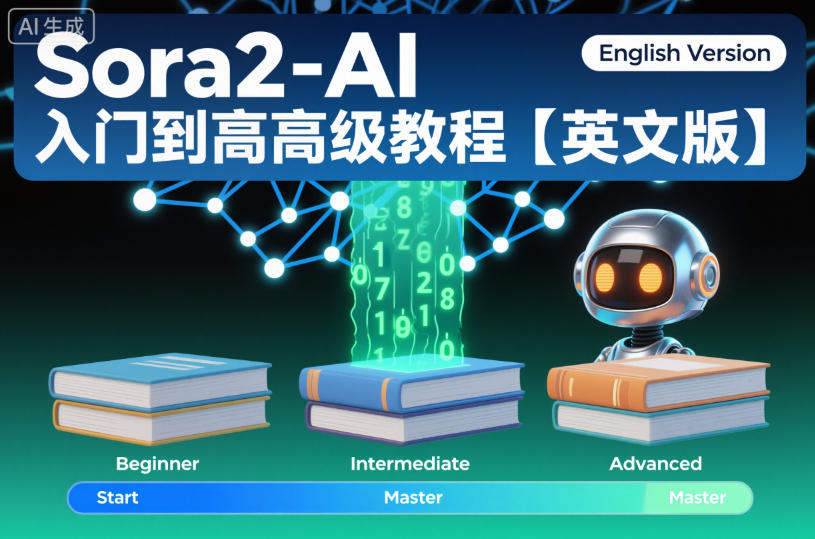 Sora2-AI入门到高级教程【英文版】-副业资源网