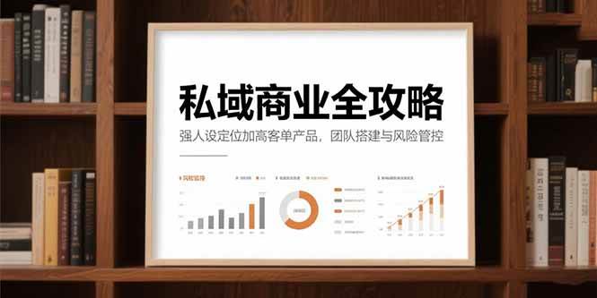 （15294期）私域商业全攻略，强人设定位加高客单产品，团队搭建与风险管控-副业资源网