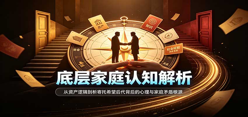 底层家庭认知解析:从资产逻辑剖析寄托希望后代背后的心理与家庭矛盾根源-副业资源网