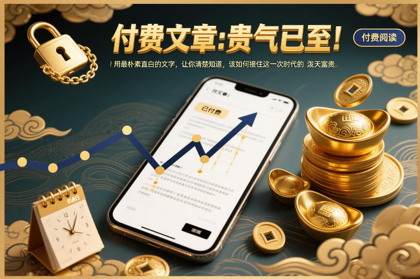 付费文章：贵气已至！用最朴素直白的文字，让你清楚知道，该如何接住这一次时代的泼天富贵-副业资源网