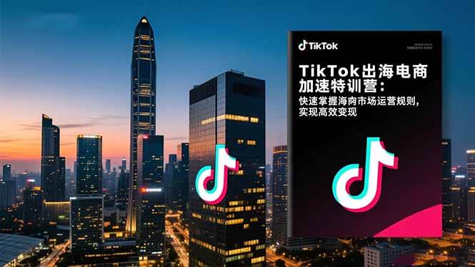 （16535期）TikTok出海电商加速特训营：快速掌握海外市场运营规则，实现高效变现-副业资源网
