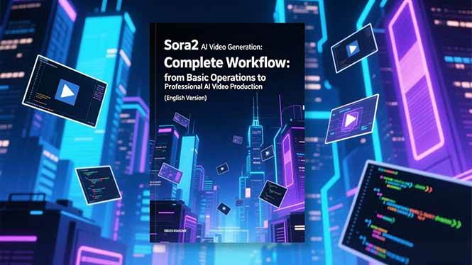 (16758期)Sora2 AI视频生成的系统教程(英文版):从基础操作到专业级AI视频制作的完整工作流-副业资源网