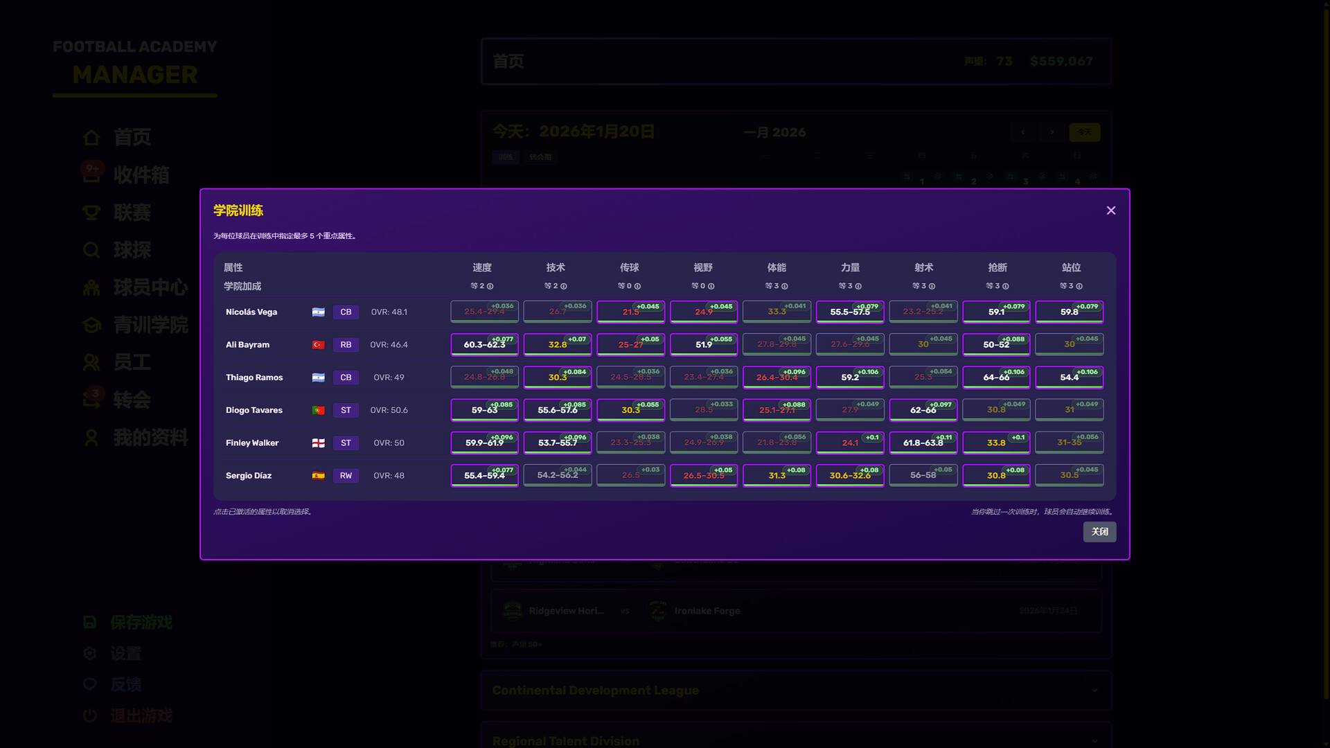 足球青训学院经理/Football Academy Manager