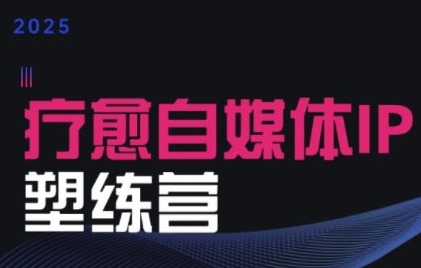 2025治愈自媒体IP训练营，专为疗愈领域从业者打造-副业资源网