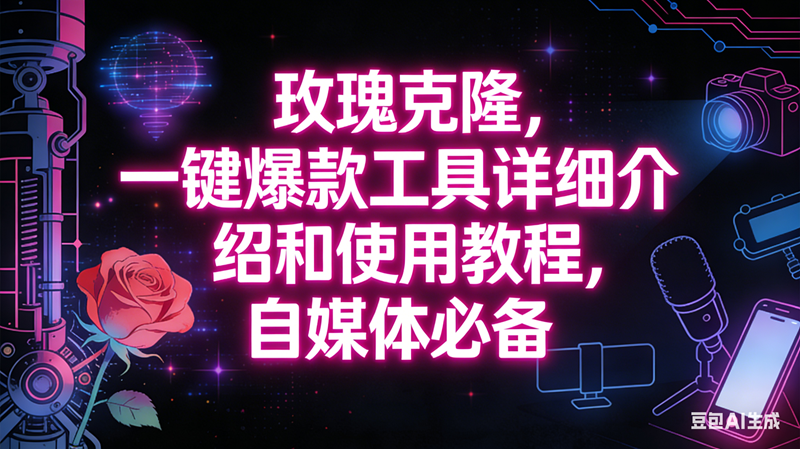 (16811期)玫瑰克隆工具,自媒体必备神器,一键爆款,详细介绍和使用教程-副业资源网