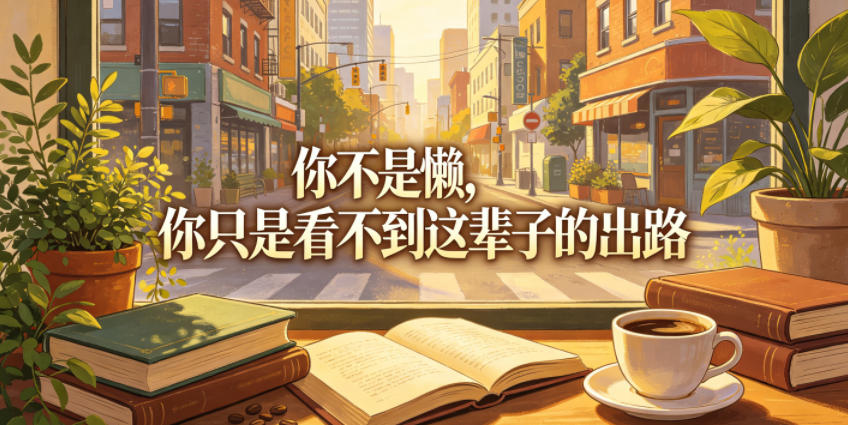 付费文章:你不是懒,你只是看不到这辈子的出路-副业资源网