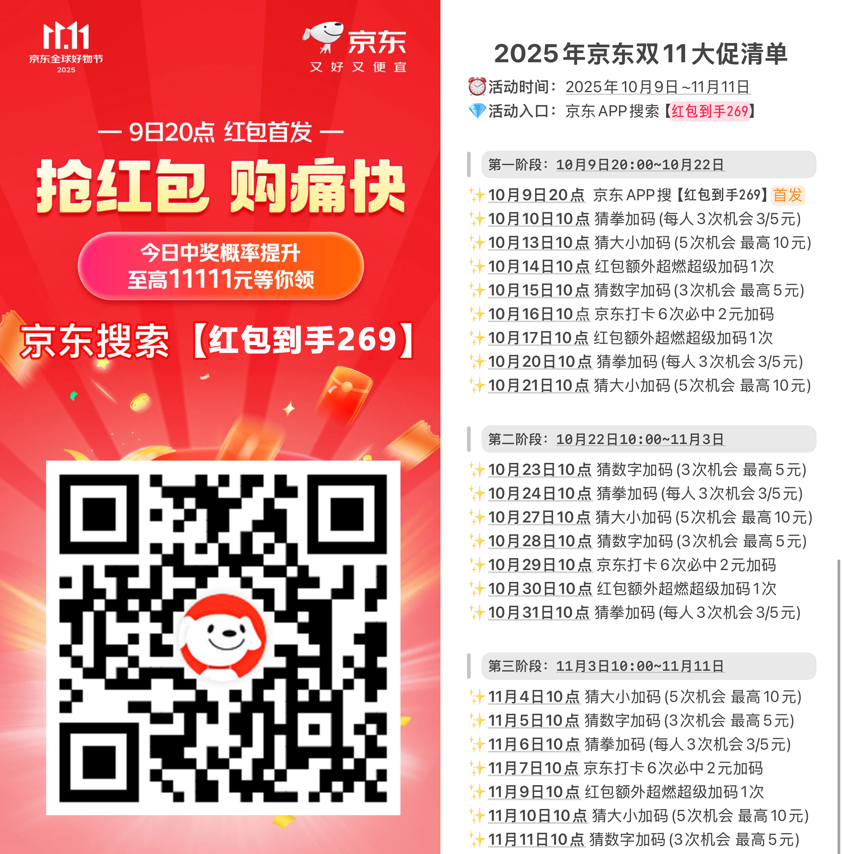 2025京东双11来啦！每天抽红包！-副业资源网