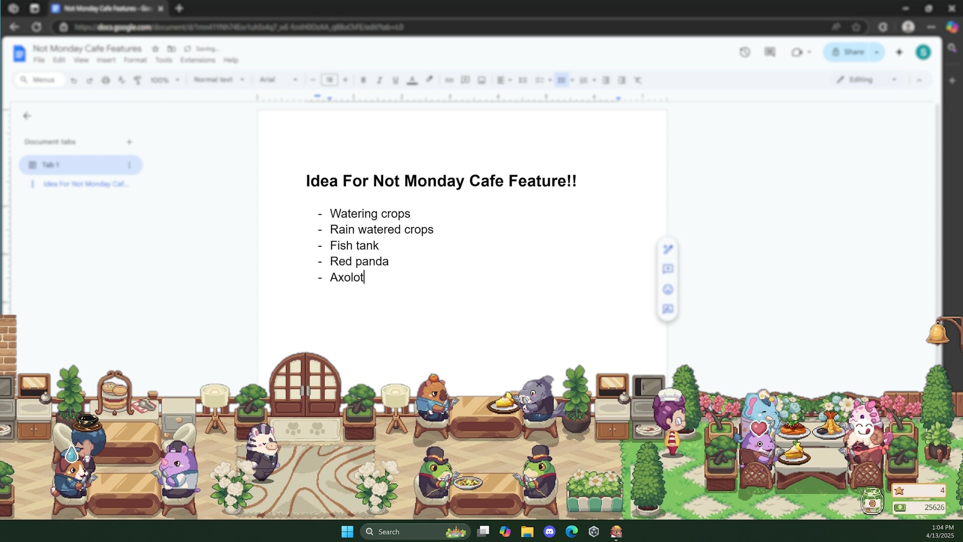 遗忘週一咖啡馆/Not Monday Cafe 版本更新 遗忘週一咖啡馆/Not Monday Cafe 版本更新