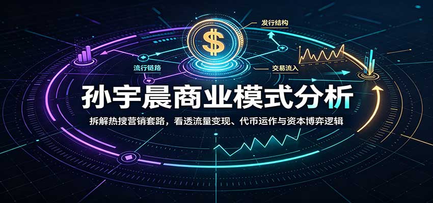 孙宇晨商业模式分析：拆解热搜营销套路，看透流量变现、代币运作与资本博弈逻辑-副业资源网