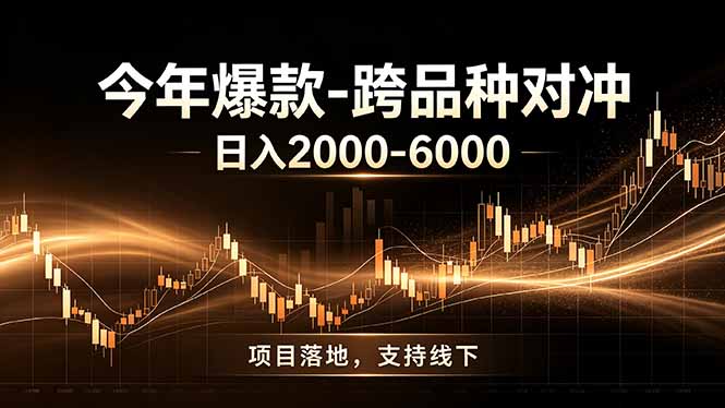 全新跨品种对冲模式上线！日稳定盈利 2000-6000，合规长久可批量放大-副业资源网