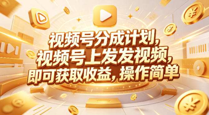 视频号分成计划，599元众筹的Red团队课程，视频号上发发视频，即可获取收益，操作简单-副业资源网