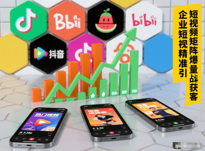 企业短视频精准引流矩阵获客，短视频矩阵爆量战法-副业资源网