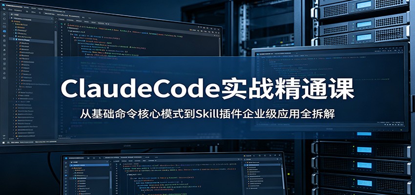 ClaudeCode实战精通课：从基础命令核心模式到Skill插件企业级应用全拆解-副业资源网