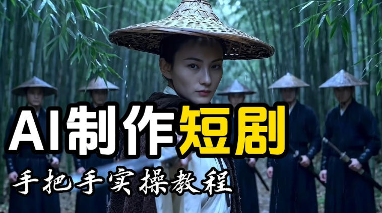 【保姆级手把手教程】AI短剧制作完整流程教学，从小白零基础到成片大神-副业资源网