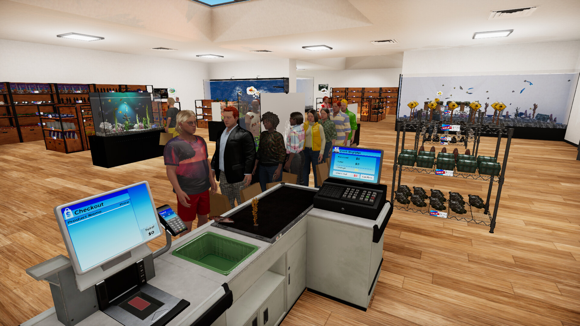 《水生商店模拟器》中文版-副业资源网