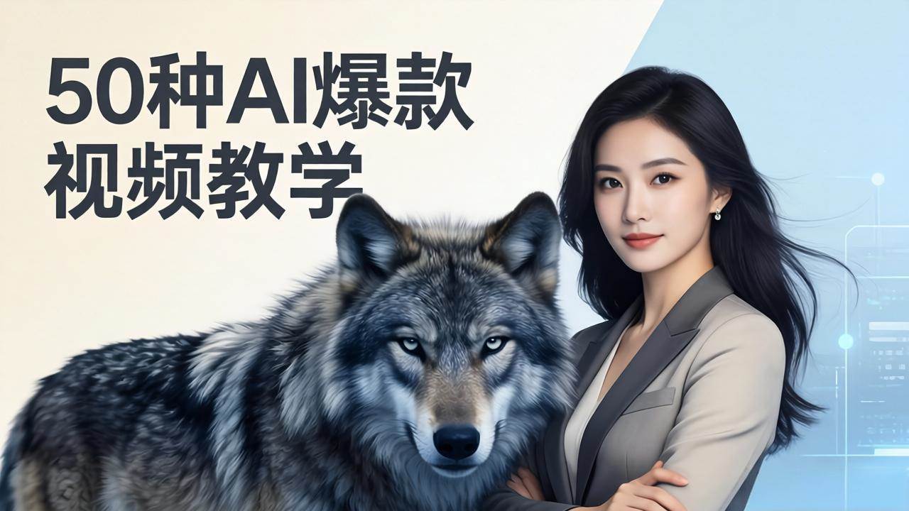 （17815期）50种AI爆款视频教学：影视级古诗词+治愈萌宠+山海经蛟龙，高阶宝典商业落地-副业资源网