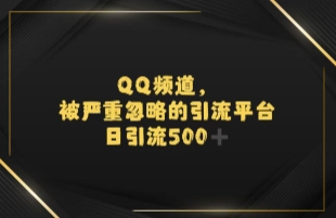 引流蓝海QQ频道，日引500+创业粉-副业资源网