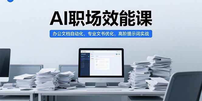 （15371期）AI职场效能课，办公文档自动化，专业文书优化，高阶提示词实战-副业资源网