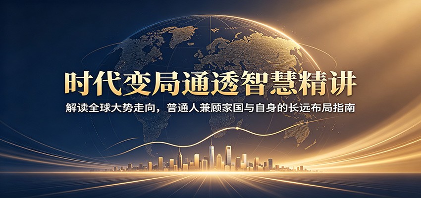 时代变局通透智慧精讲：解读全球大势走向，普通人兼顾家国与自身的长远布局指南-副业资源网