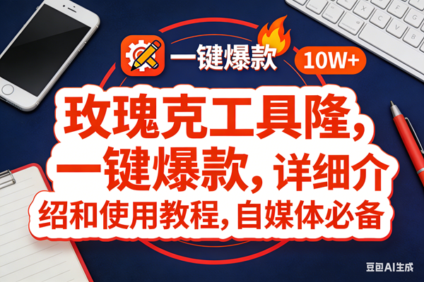（17352期）玫瑰克隆工具，ai鲁大魔，自媒体必备神器，一键爆款神器，详细教程。-副业资源网