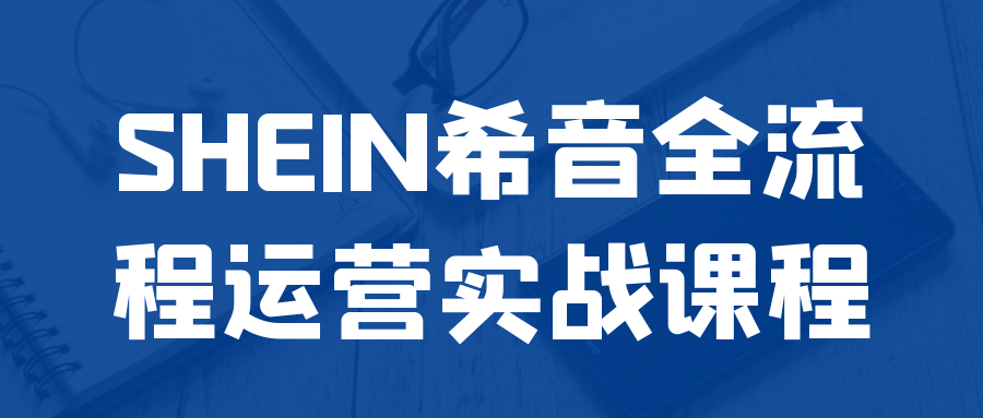 SHEIN希音全流程运营实战课程-副业资源网