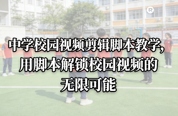 中学校园视频剪辑脚本教学，用脚本解锁校园视频的无限可能-副业资源网