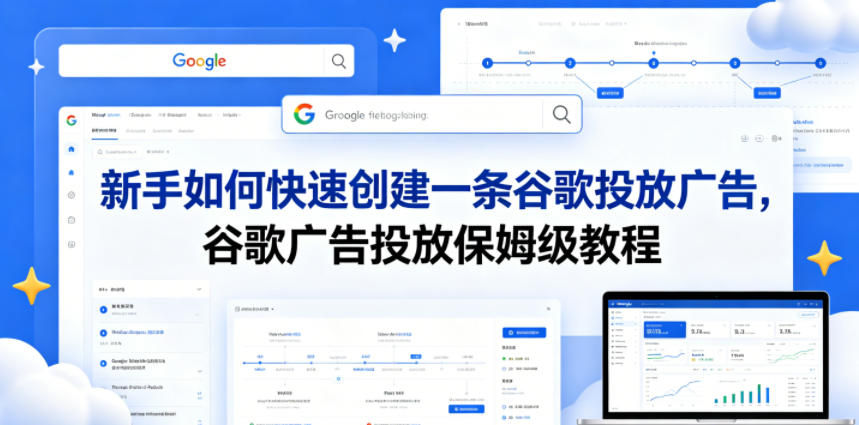 新手如何快速创建一条谷歌投放广告，谷歌广告投放保姆级教程-副业资源网