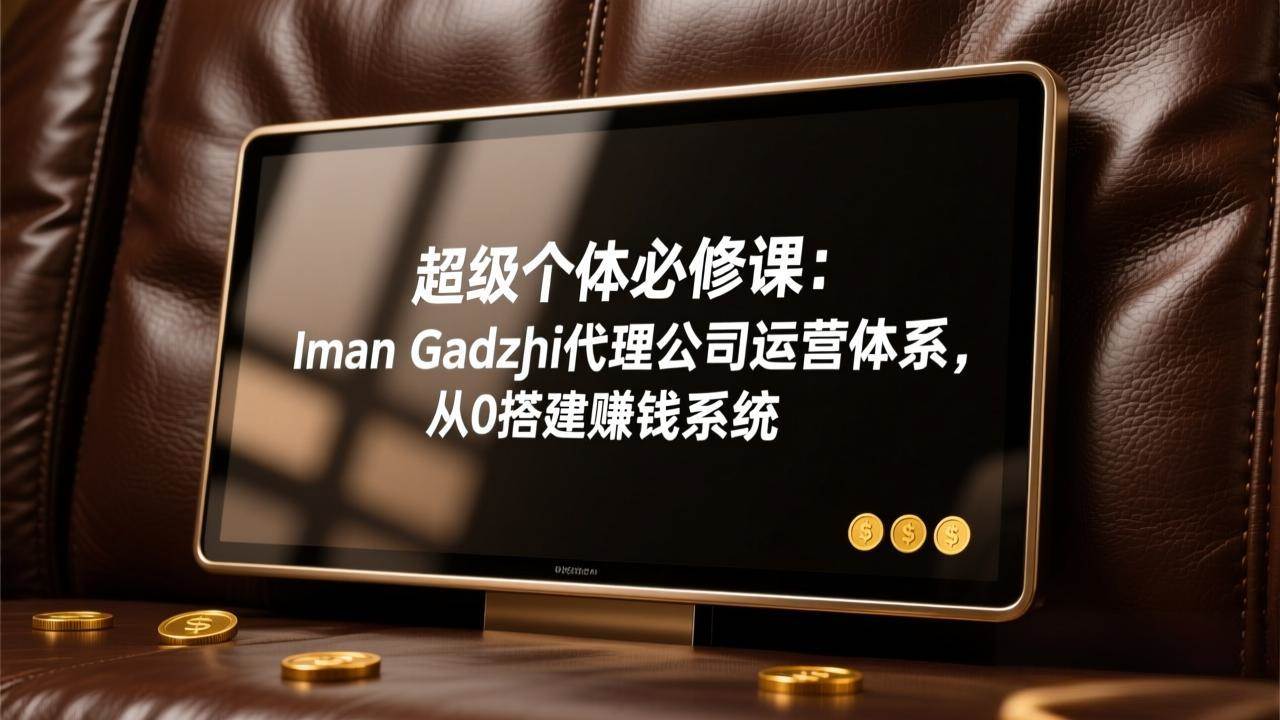 （17525期）超级个体必修课：Iman Gadzhi代理公司运营体系，从0搭建赚钱系统-副业资源网
